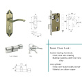 Serrure de porte en bois en acier inoxydable